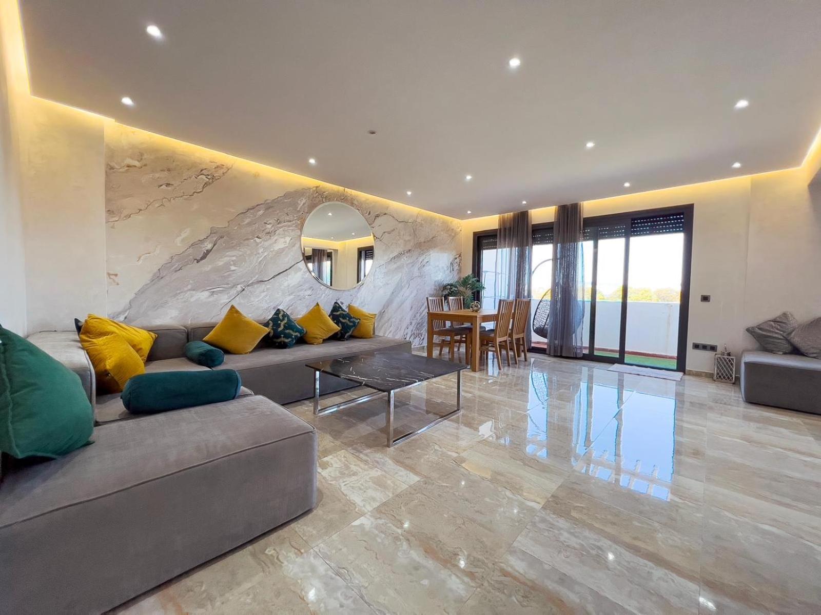 Luxury 3 Bedroom Panoramic Views In Hotspot With Fibre Optic Wifi And Netflix Tanger Exterior foto